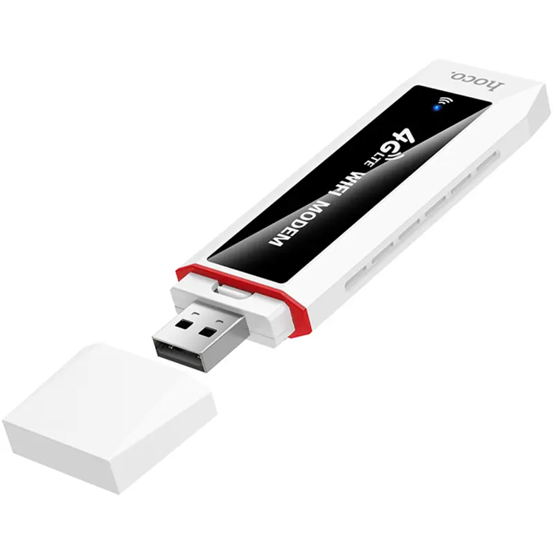 Портативный модем WiFi роутер Hoco HI43 150Mbps (SIM) 2100 mAh, White 5, купить оптом с доставкой