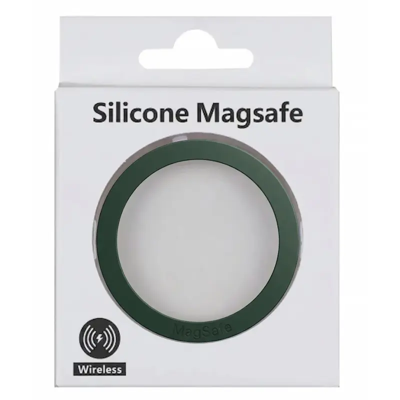 Металлическое кольцо Silicone MagSafe, Dark Green 1, купить оптом с доставкой