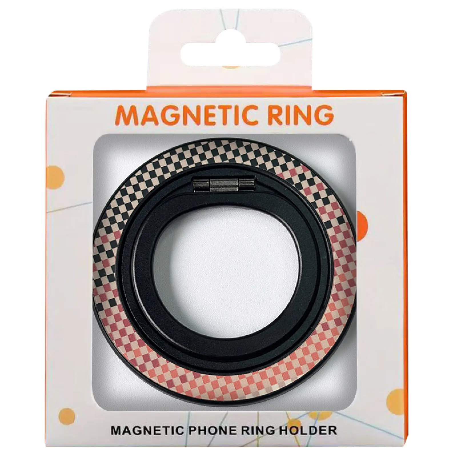 Магнитное кольцо-держатель MagSafe Ring Holder, Red-Orange 4, купить оптом с доставкой