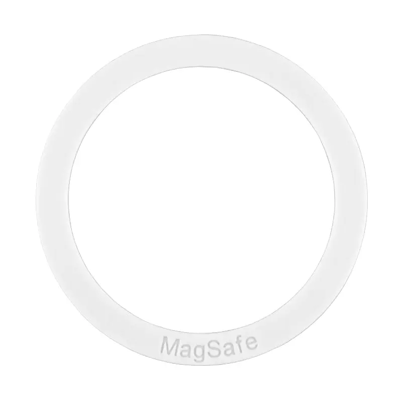 Металлическое кольцо Silicone MagSafe, White, купить оптом с доставкой