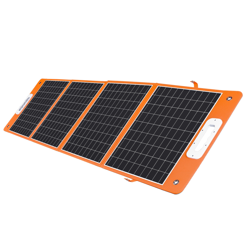 Портативная солнечная панель TSP-18V-100W Monocrystalline PD65W+QC3.0 (1USB-A/1C), Black 3, купить оптом с доставкой