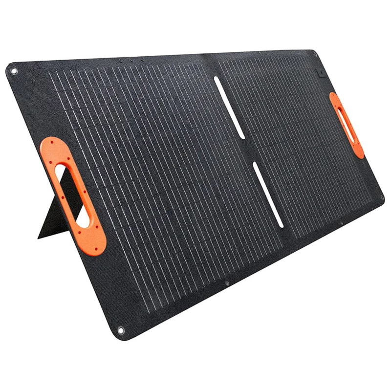Портативная солнечная панель FGM-24V-100W Monocrystalline PD65W+QC3.0 IP67 (1USB-A/1C), Black, купить оптом с доставкой