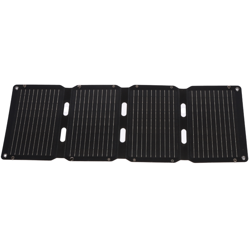 Портативная солнечная панель FGM-24V-60W Monocrystalline PD65W+QC3.0 IP67 (1USB-A/1C), Black, купить оптом с доставкой