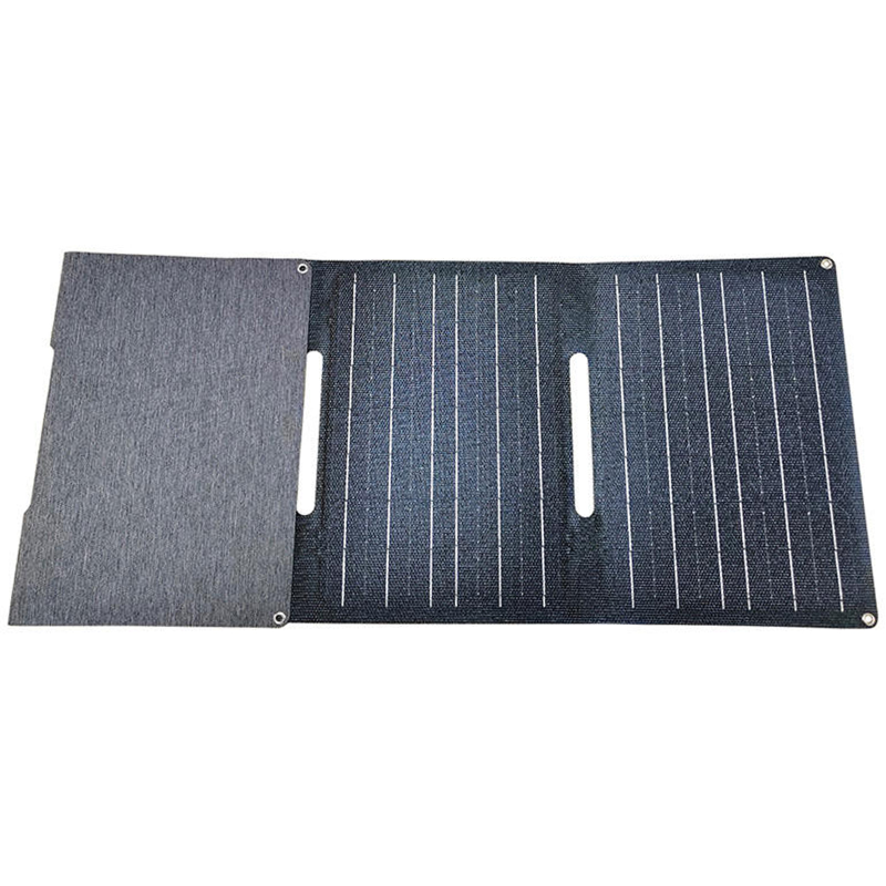 Портативная солнечная панель FGM-24V-60W Monocrystalline PD65W+QC3.0 IP67 (1USB-A/1C), Black 1, купить оптом с доставкой