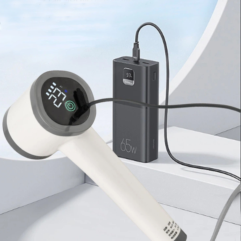 Портативный душ BL01-901 Water Temp and Battery Level Indicator 2000mAh (USB-C) на картинке №4