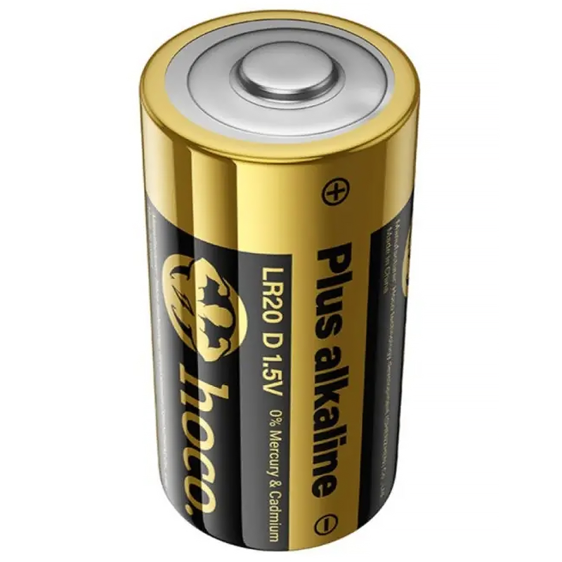 Батарейки Hoco JA5 D (LR20) Alkaline 2 pcs, купити оптом з доставкою