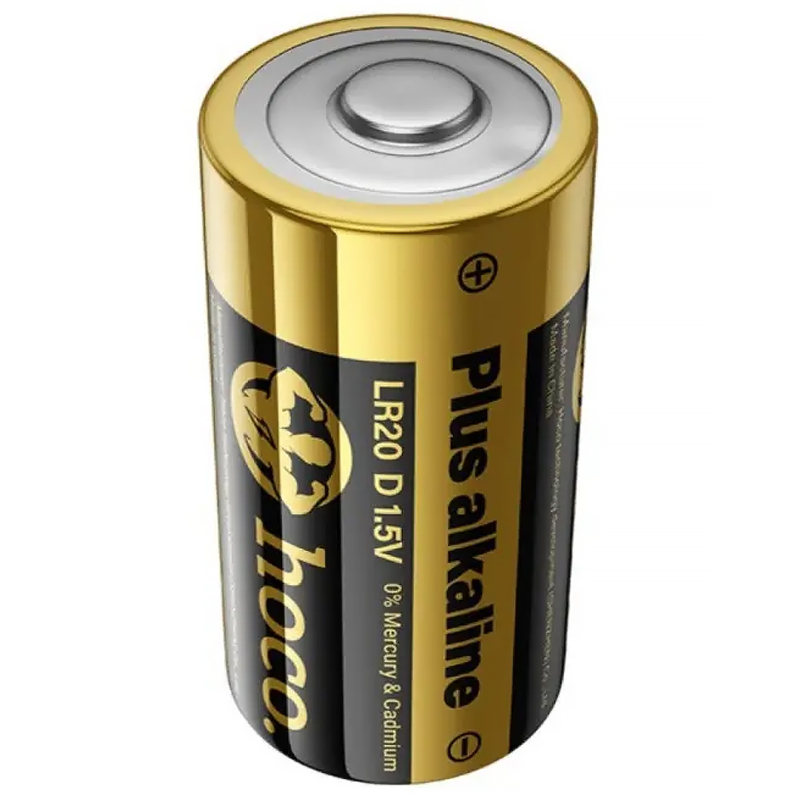 Батарейки Hoco JA5 D (LR20) Alkaline 2 pcs на малюнкі №1