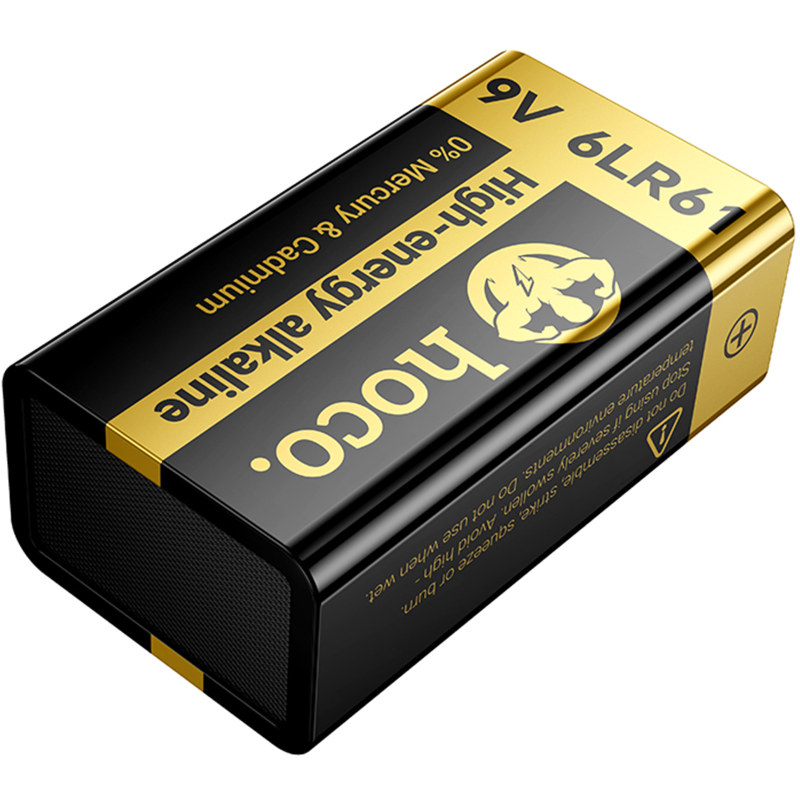 Батарейки Hoco JA9 9V (6LR61) Alkaline 1 pcs, Black 5, купить оптом с доставкой