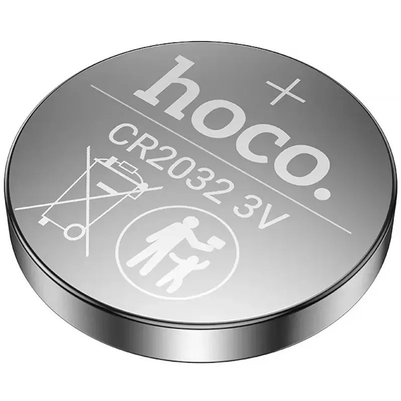 Батарейка Hoco DLR08 (CR2032) Lithium 1 pcs, Silver 1, купити оптом з доставкою
