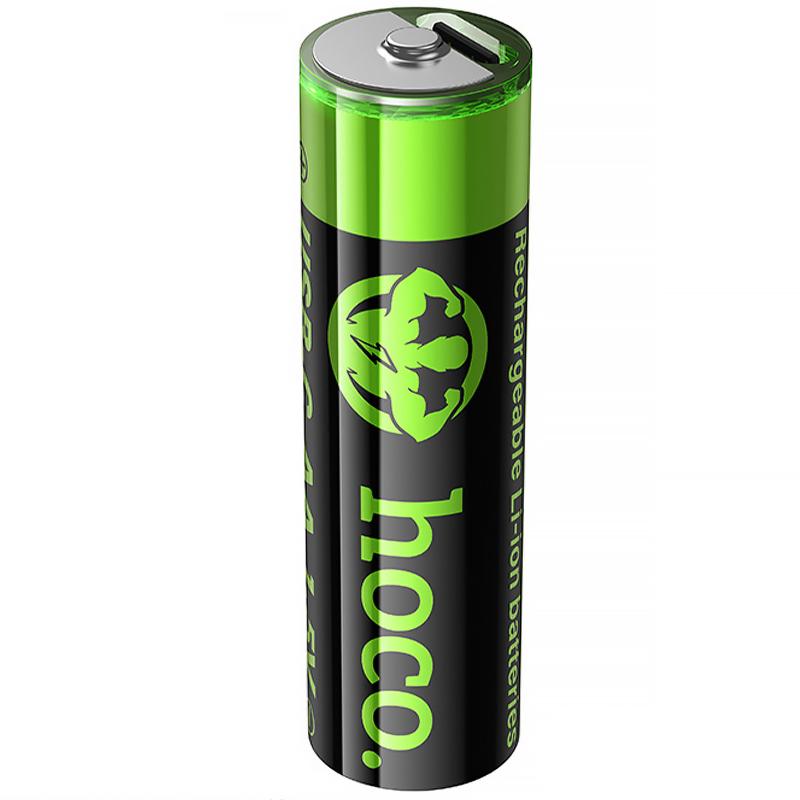 Аккумуляторные батарейки Hoco JA3 Energy AA 2 pcs на картинке №6