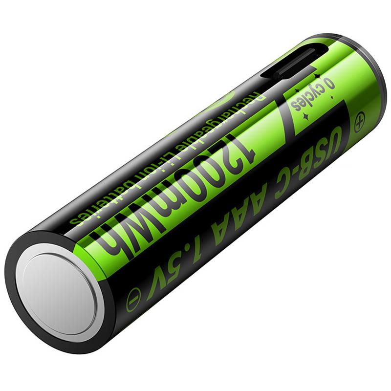 Аккумуляторные батарейки Hoco JA4 Energy AAA 2 pcs на картинке №3