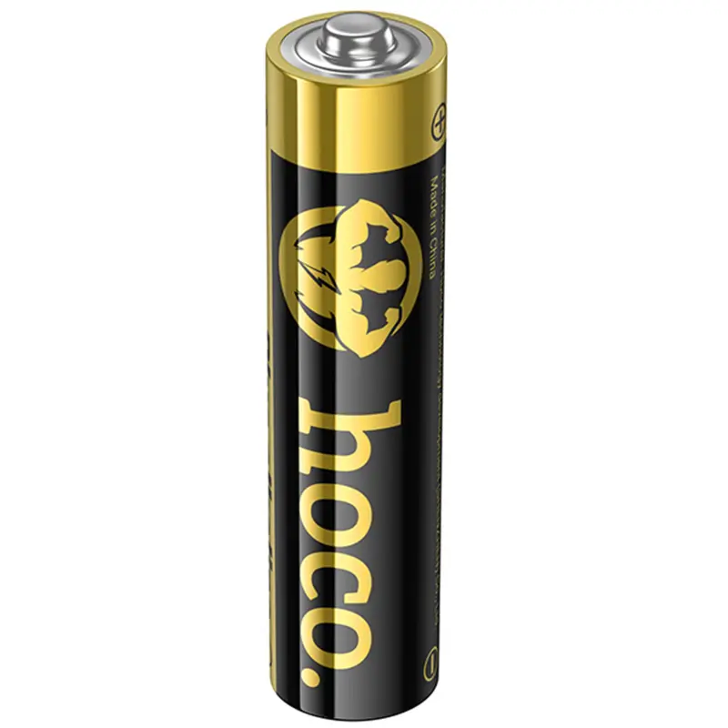 Батарейки Hoco JA2B AAA (LR03) Alkaline 4 pcs, Black, купить оптом с доставкой