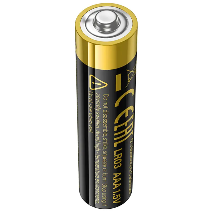 Батарейки Hoco JA2B AAA (LR03) Alkaline 4 pcs, Black 3, купить оптом с доставкой