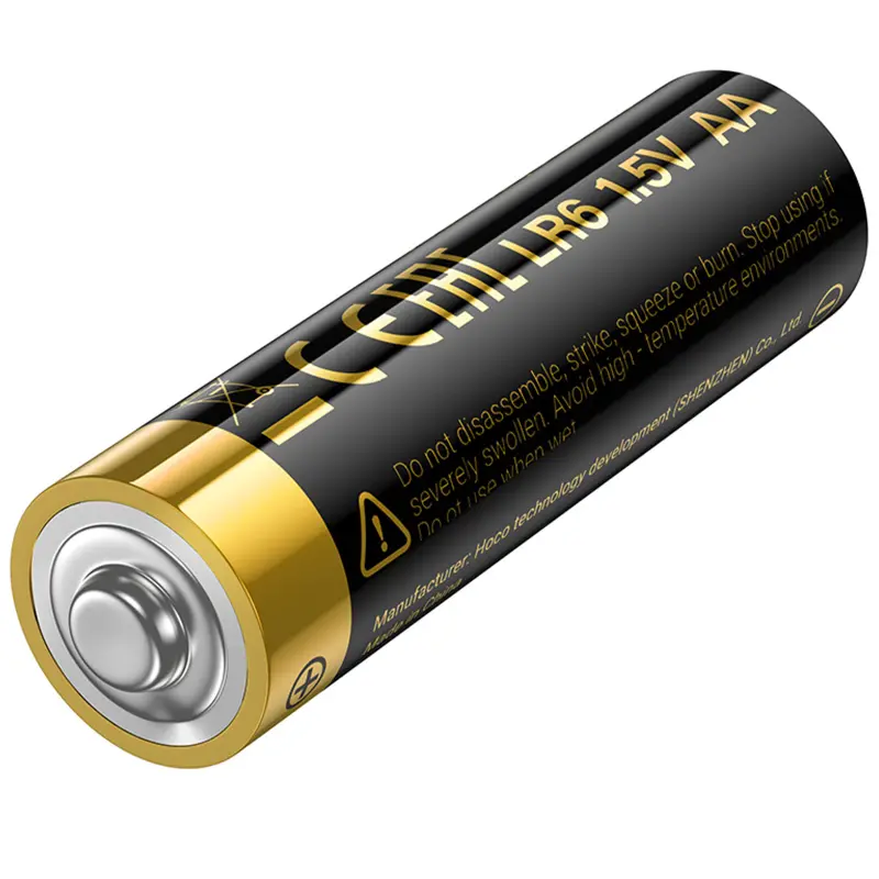 Батарейки Hoco JA1B AA (LR6) Alkaline 4 pcs, Black 5, купить оптом с доставкой