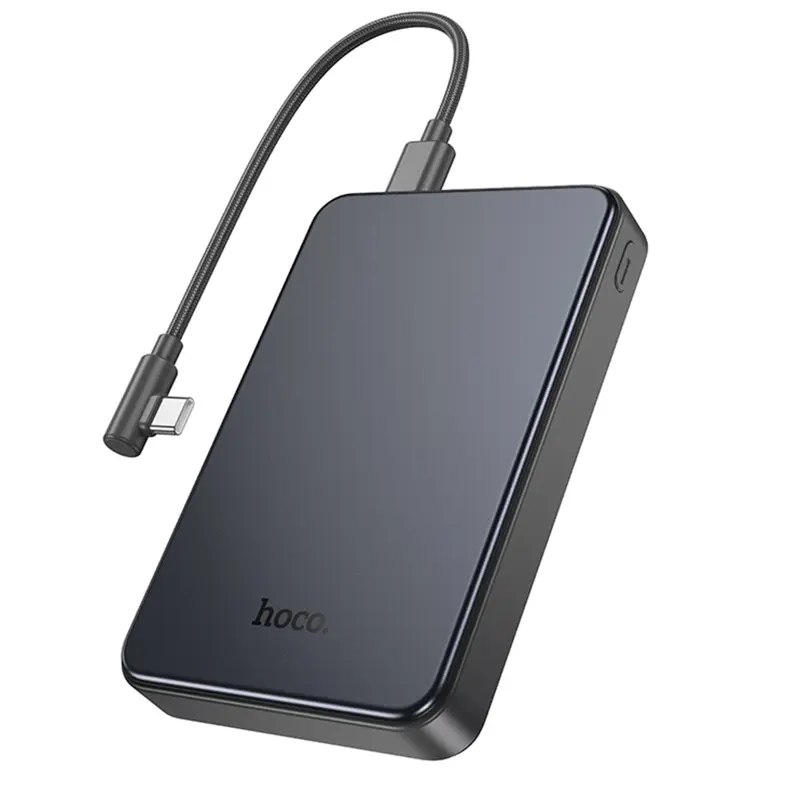 Уценка Портативное ЗУ Power Bank Hoco J170 Starlight 22.5W+PD20W with cable 10000 mAh, Поврежденная упаковка / Metal gray 4, купить оптом с доставкой