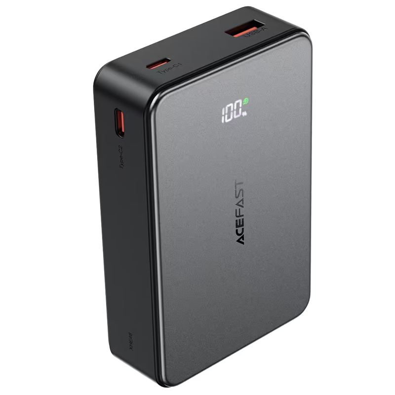 Портативное ЗУ Power Bank Acefast M29 22.5W with cable 20000 mAh, Black, купить оптом с доставкой