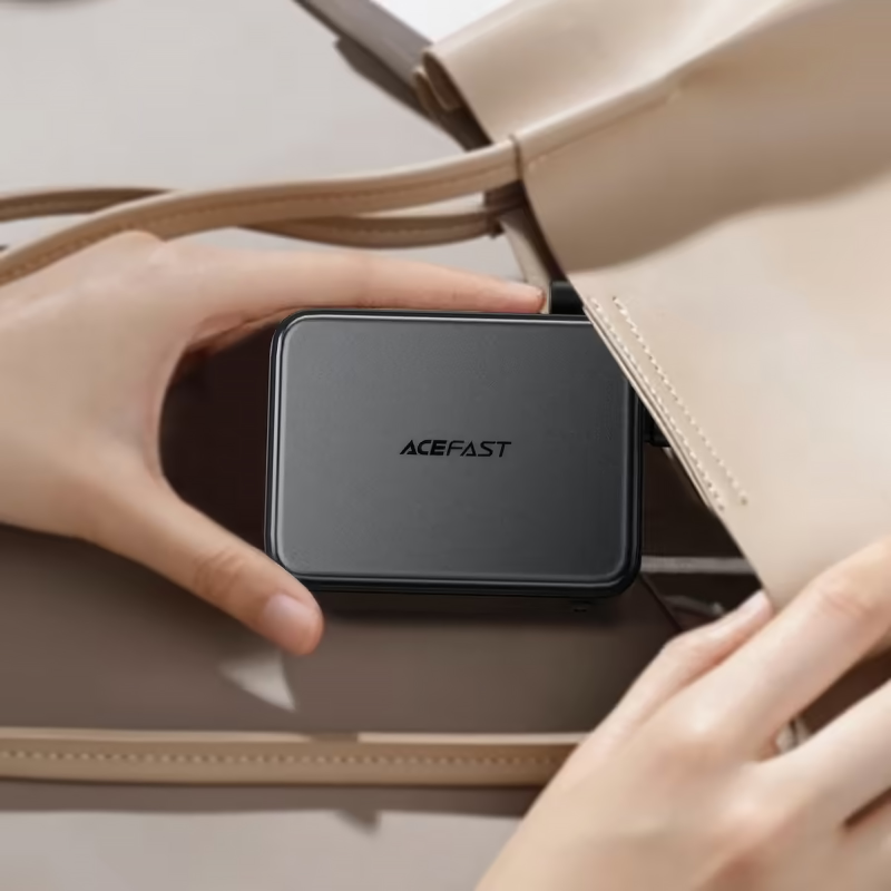 Портативное ЗУ Power Bank Acefast M28 22.5W with cable 10000 mAh, Black 6, купить оптом с доставкой