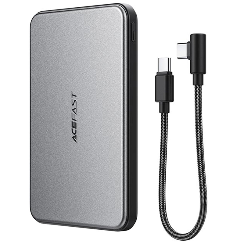 Портативний ЗП Power Bank Acefast M30 PD20W з БЗП with cable 5000 mAh на малюнкі №2