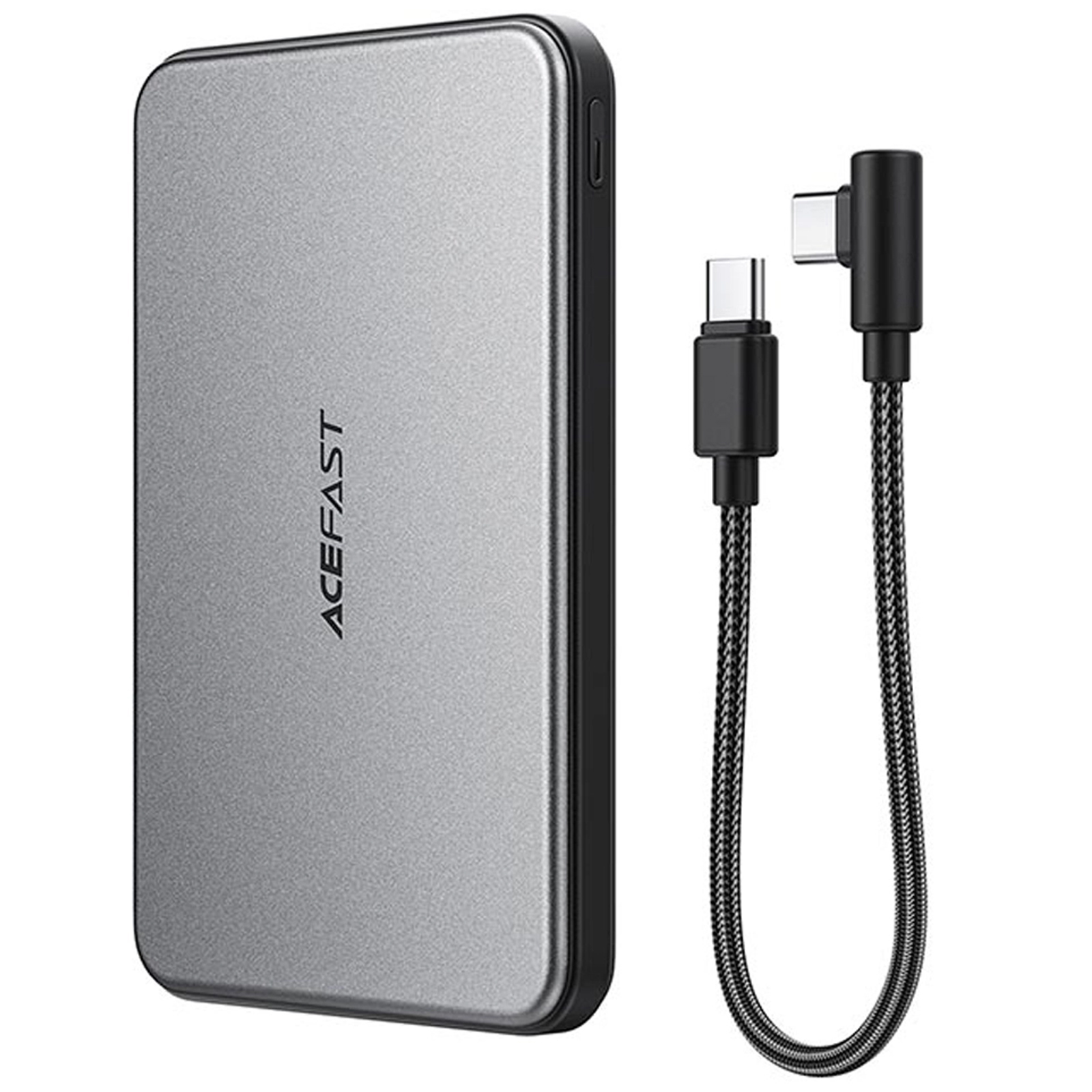 Портативний ЗП Power Bank Acefast M30 PD20W з БЗП with cable 5000 mAh, Black 1, купити оптом з доставкою