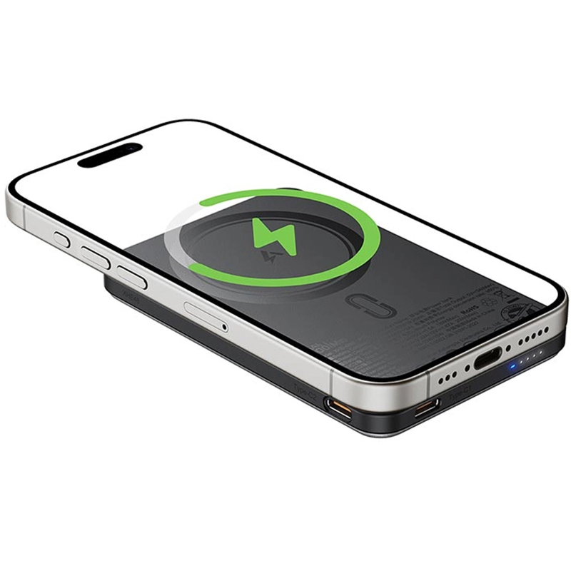 Портативний ЗП Power Bank Acefast M30 PD20W з БЗП with cable 5000 mAh, Black 6, купити оптом з доставкою