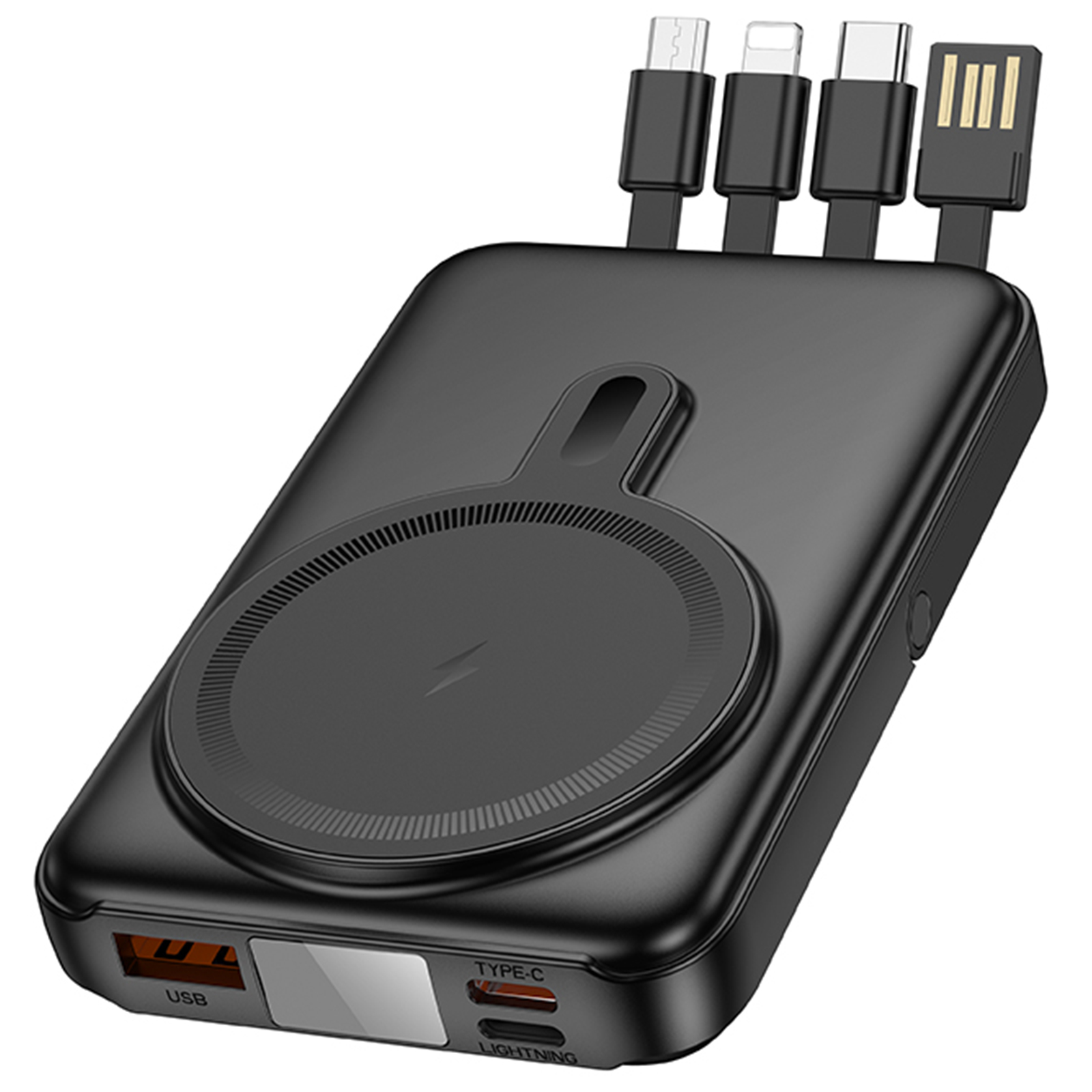 Портативное ЗУ Power Bank Hoco J135 Rico 22.5W+PD20W с БЗУ 10000 mAh, Black 4, купить оптом с доставкой