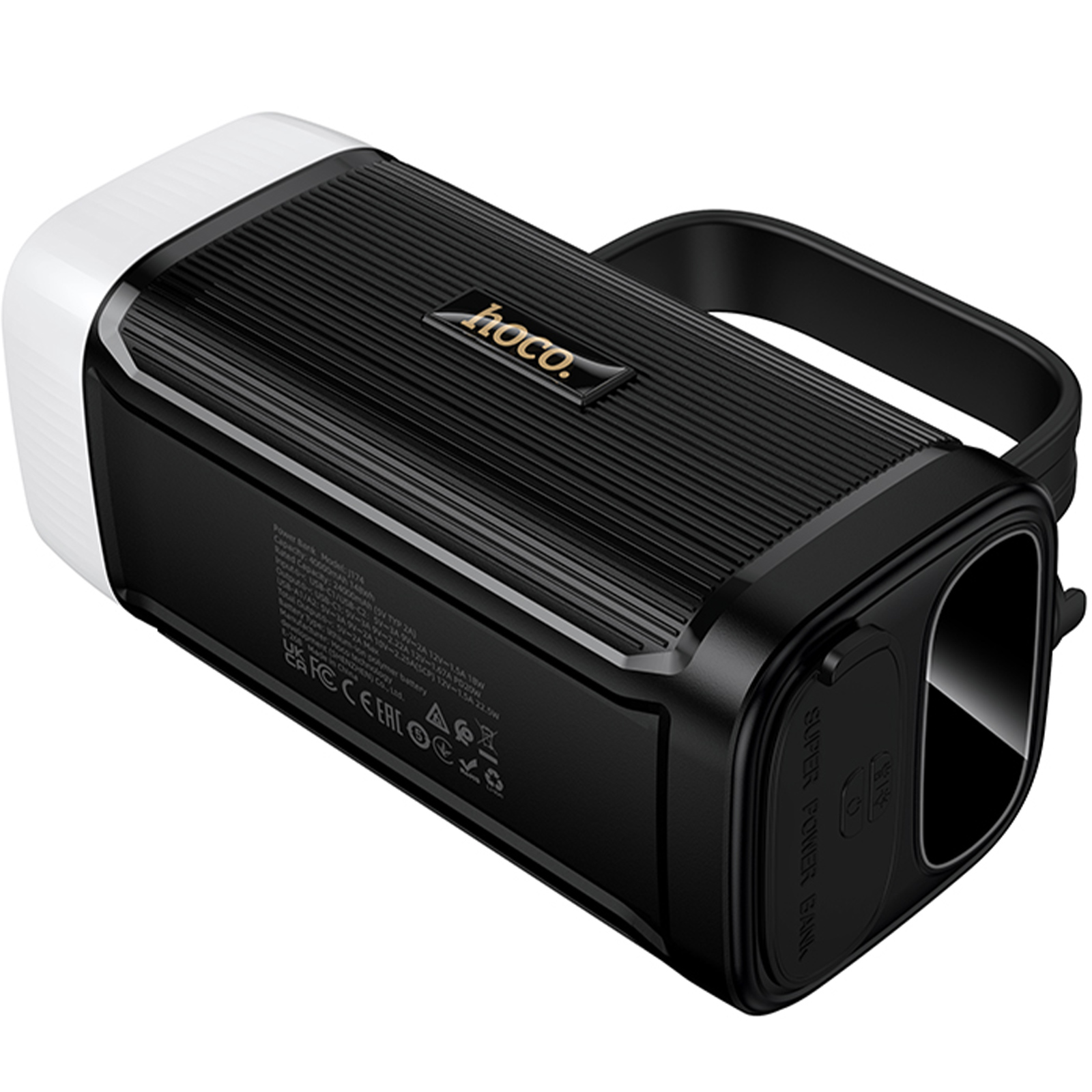Портативное ЗУ Power Bank Hoco J174 Unimpeded 22.5W+PD20W dual lighting 40000 mAh, Black 2, купить оптом с доставкой