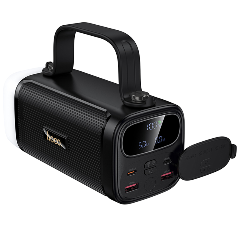 Портативное ЗУ Power Bank Hoco J174 Unimpeded 22.5W+PD20W dual lighting 40000 mAh, Black 6, купить оптом с доставкой
