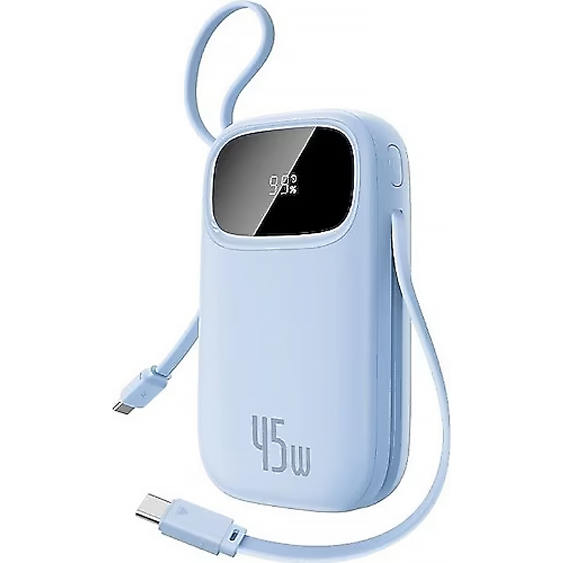 Портативний ЗП Power Bank Baseus EnerFill FC31 PD22.5W with cables 20000 mAh (PPQD3), Galaxy Blue, купити оптом з доставкою