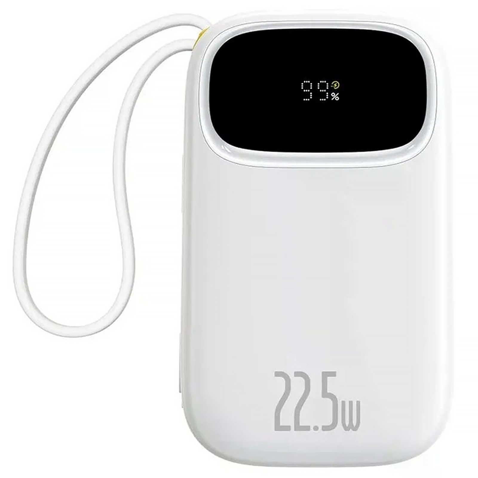 Портативний ЗП Power Bank Baseus EnerFill FC31 PD22.5W with cables 20000 mAh (PPQD3), Moon White 2, купити оптом з доставкою