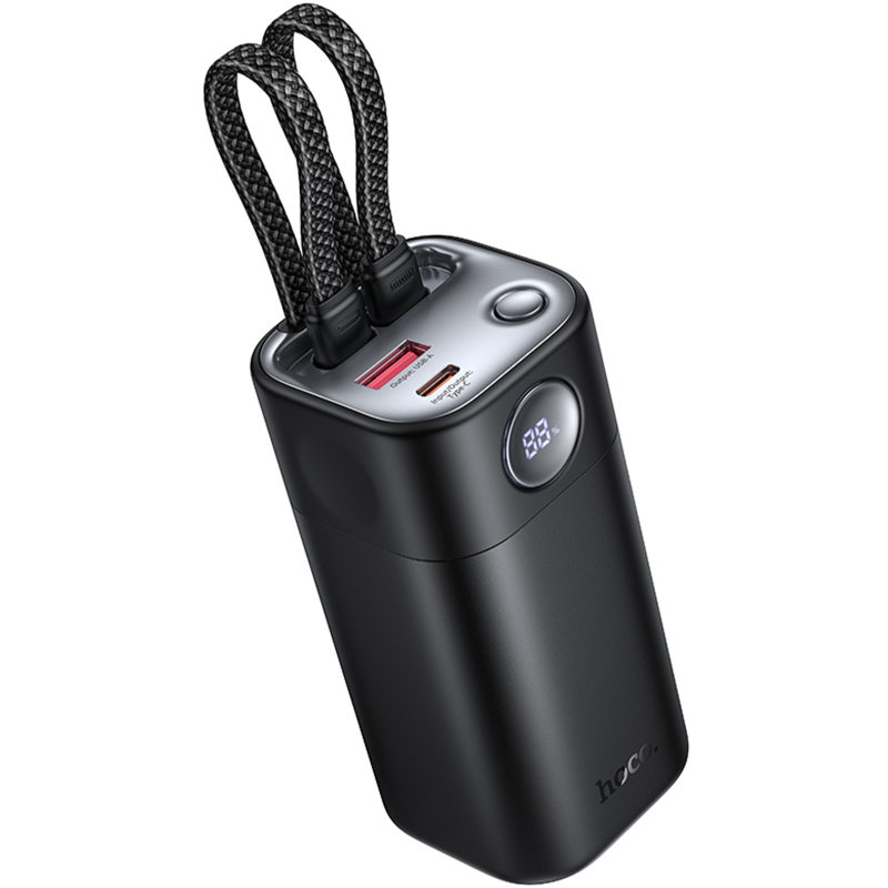 Портативное ЗУ Power Bank Hoco Q59 Chispeante PD65W with cables 20000 mAh, Black 2, купить оптом с доставкой