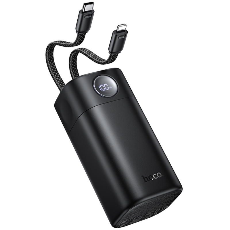 Портативное ЗУ Power Bank Hoco Q59 Chispeante PD65W with cables 20000 mAh, Black 3, купить оптом с доставкой