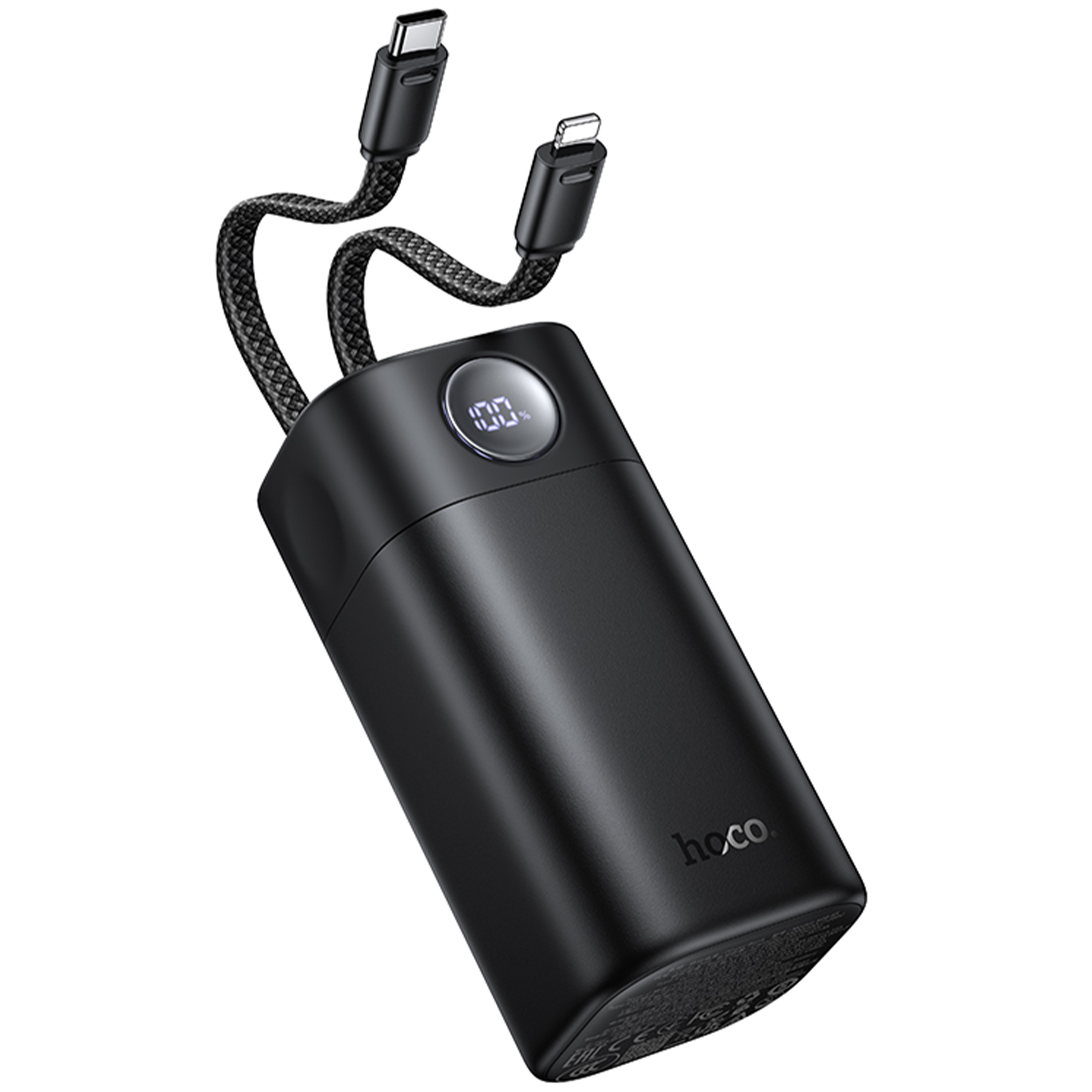 Портативное ЗУ Power Bank Hoco Q59 Chispeante PD65W with cables 20000 mAh, Black 3, купить оптом с доставкой