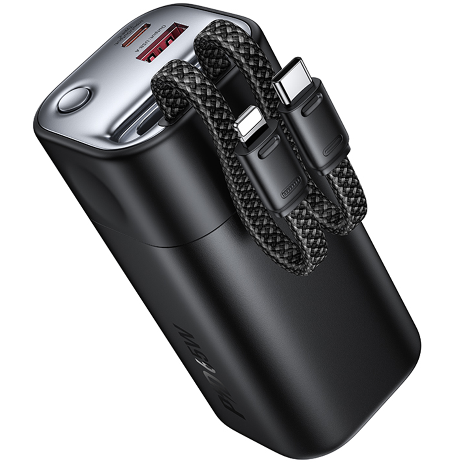 Портативное ЗУ Power Bank Hoco Q59 Chispeante PD65W with cables 20000 mAh, Black 4, купить оптом с доставкой