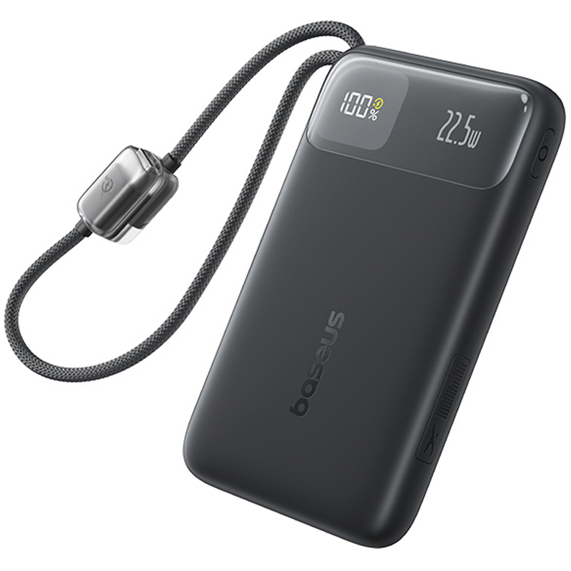 Портативний ЗП Power Bank Baseus EnerFill FC11 PD22.5W with cable 10000 mAh (2USB-C) (E0027R) на малюнкі №1