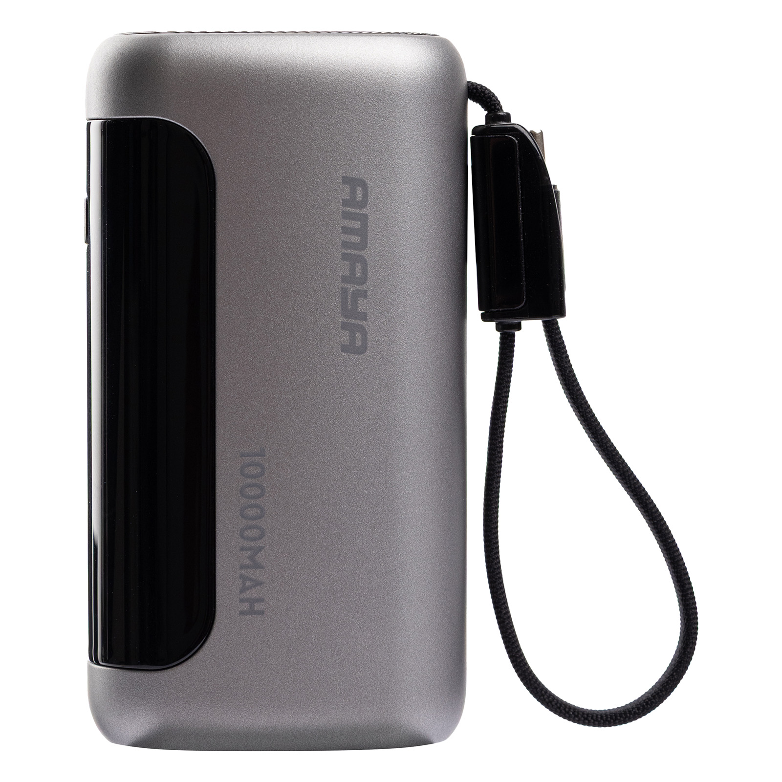 Уценка Портативное ЗУ Power Bank Amaya F040C PD22.5W with display and cable 10000 mAh, Поврежденная упаковка / Gun Grey 2, купить оптом с доставкой
