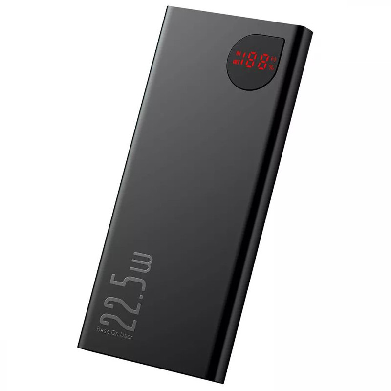 Портативний ЗП Baseus Adaman Metal QC 22.5W Overseas Edition 20000 mAh (PPAD070101) на малюнкі №1