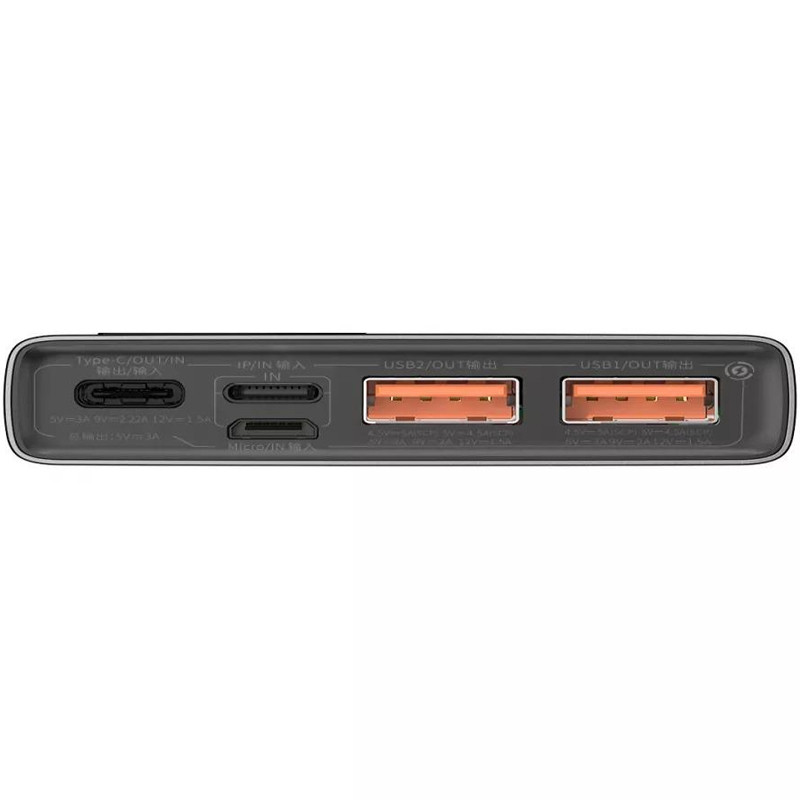 Портативний ЗП Baseus Adaman Metal QC 22.5W Overseas Edition 20000 mAh (PPAD070101) на малюнкі №3