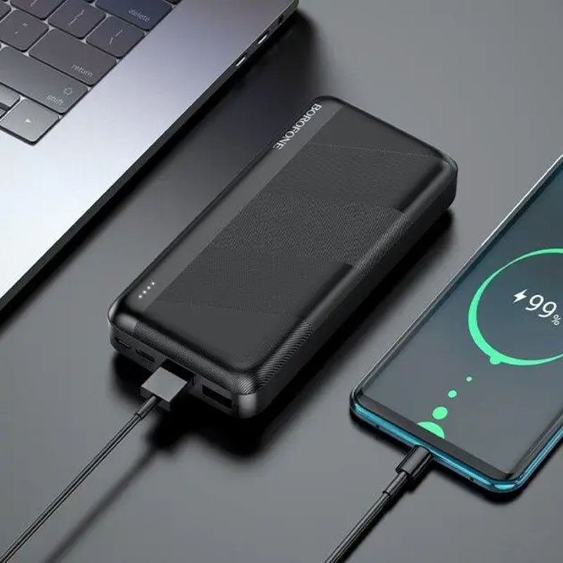 Портативний зарядний пристрій Power Bank BOROFONE BJ27B 30 000 mAh Зображення №4 Портативний зарядний пристрій Power Bank BOROFONE BJ27B 30 000 mAh дивитися фото №4