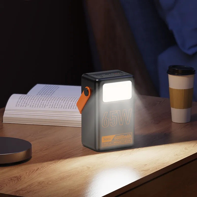 Портативний ЗП Power Bank Hoco J110A Powerful PD65W 60000 mAh на малюнкі №5