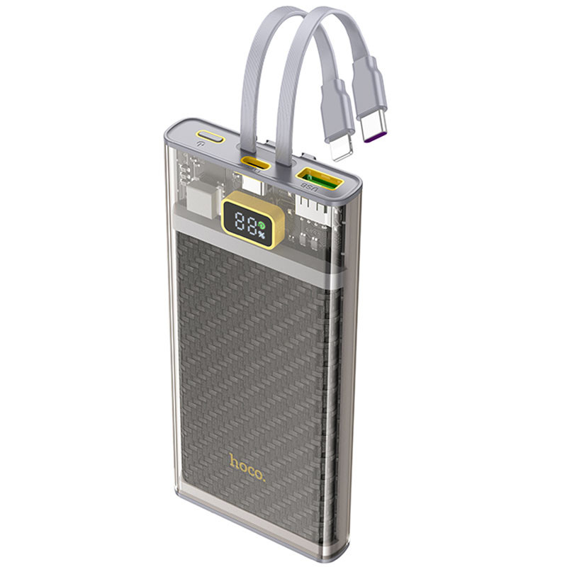 Портативний зарядний пристрій Power Bank Hoco J104 Discovery Edition 22.5W with cable 10000 mAh дивитися фото №3