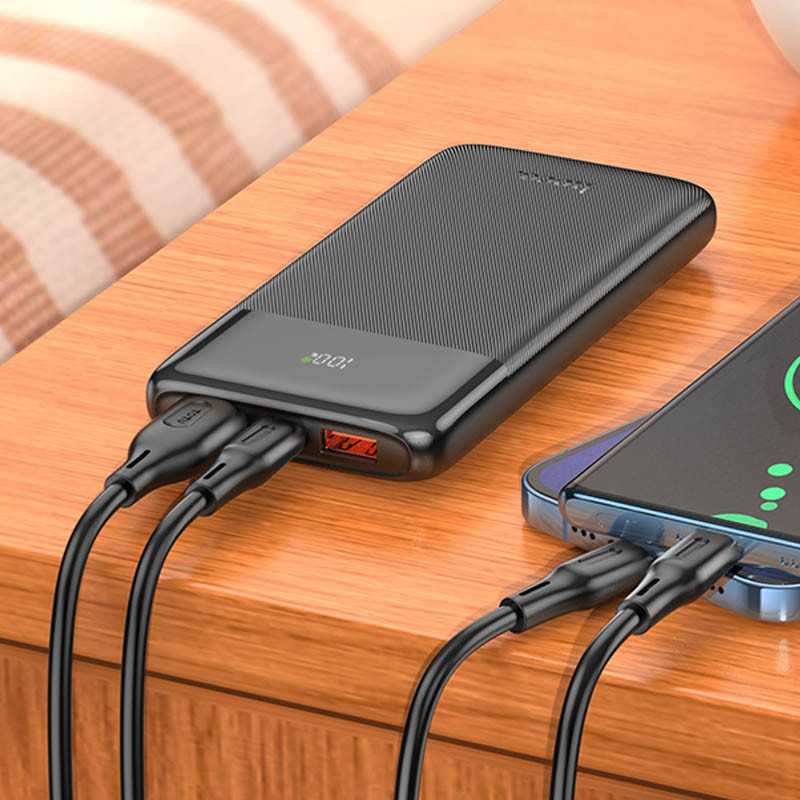 Портативний зарядний пристрій Power Bank Hoco J121 Fast 22.5W+PD20W 10000 mAh дивитися фото №3