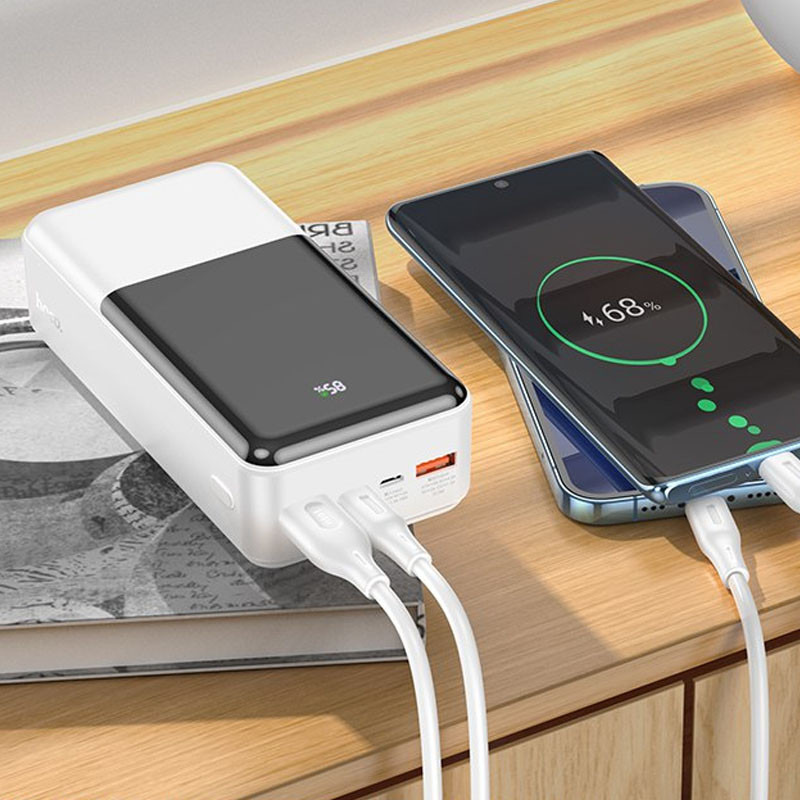 Портативний зарядний пристрій Power Bank Hoco J108B Universe 22.5W 30 000 mAh Зображення №3 Портативний зарядний пристрій Power Bank Hoco J108B Universe 22.5W 30 000 mAh дивитися фото №3