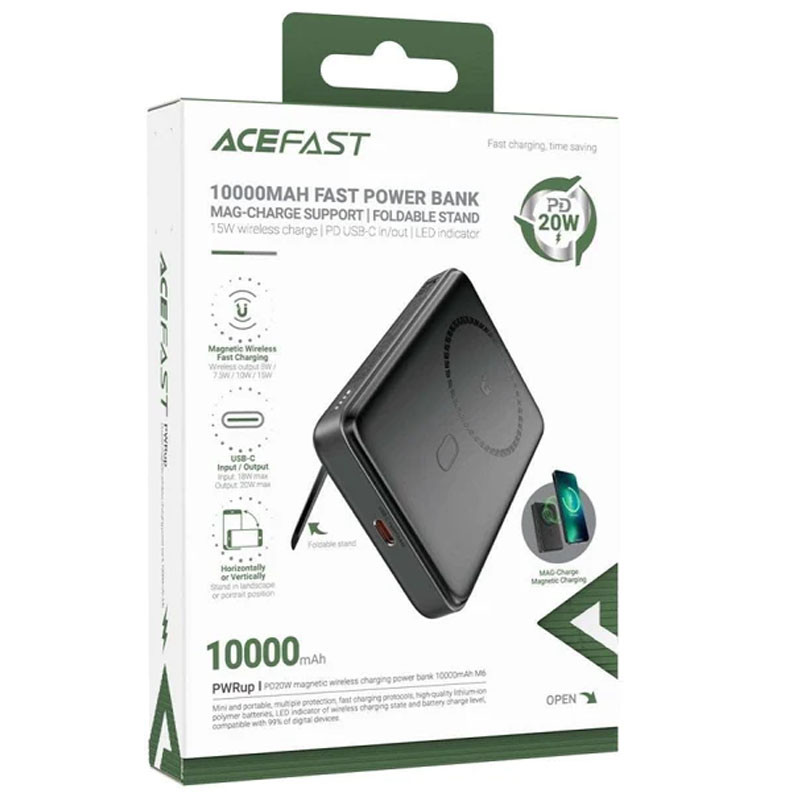 Портативний ЗП Power Bank Acefast M6 PD20W з БЗП 10000 mAh на малюнкі №6