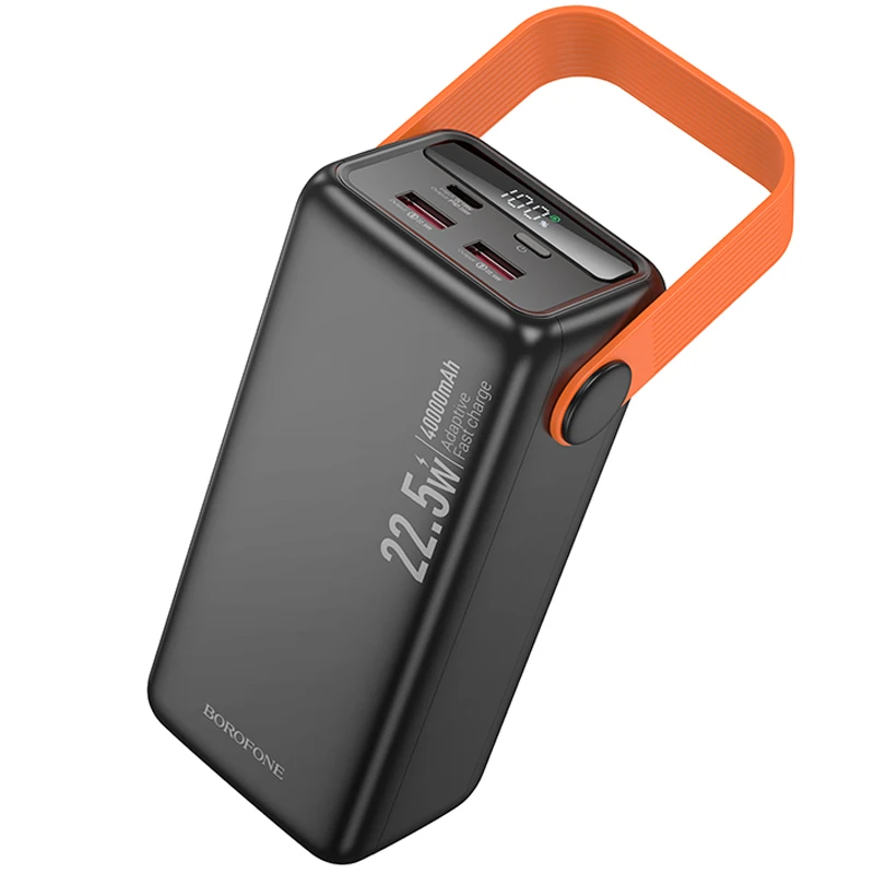 Портативное ЗУ Power Bank Borofone BJ66 Magnifico 22.5W+PD20W 40000 mAh, Black 2, купить оптом с доставкой