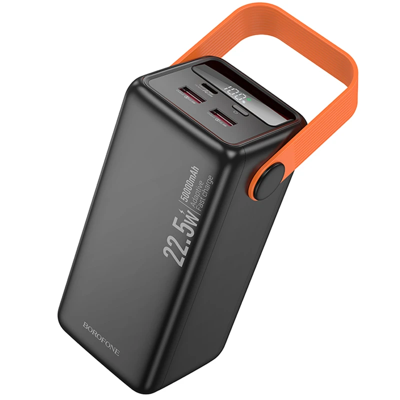Портативное ЗУ Power Bank Borofone BJ66A Magnifico 22.5W+PD20W 50000 mAh, Black 3, купить оптом с доставкой
