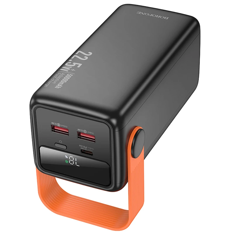 Портативное ЗУ Power Bank Borofone BJ66A Magnifico 22.5W+PD20W 50000 mAh, Black 5, купить оптом с доставкой