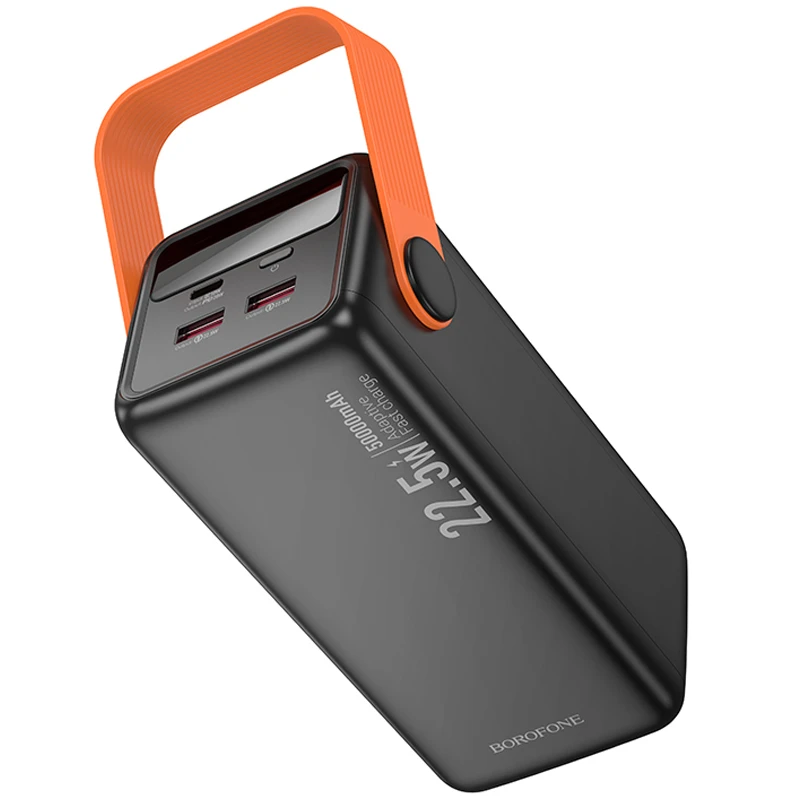 Портативное ЗУ Power Bank Borofone BJ66A Magnifico 22.5W+PD20W 50000 mAh, Black 6, купить оптом с доставкой