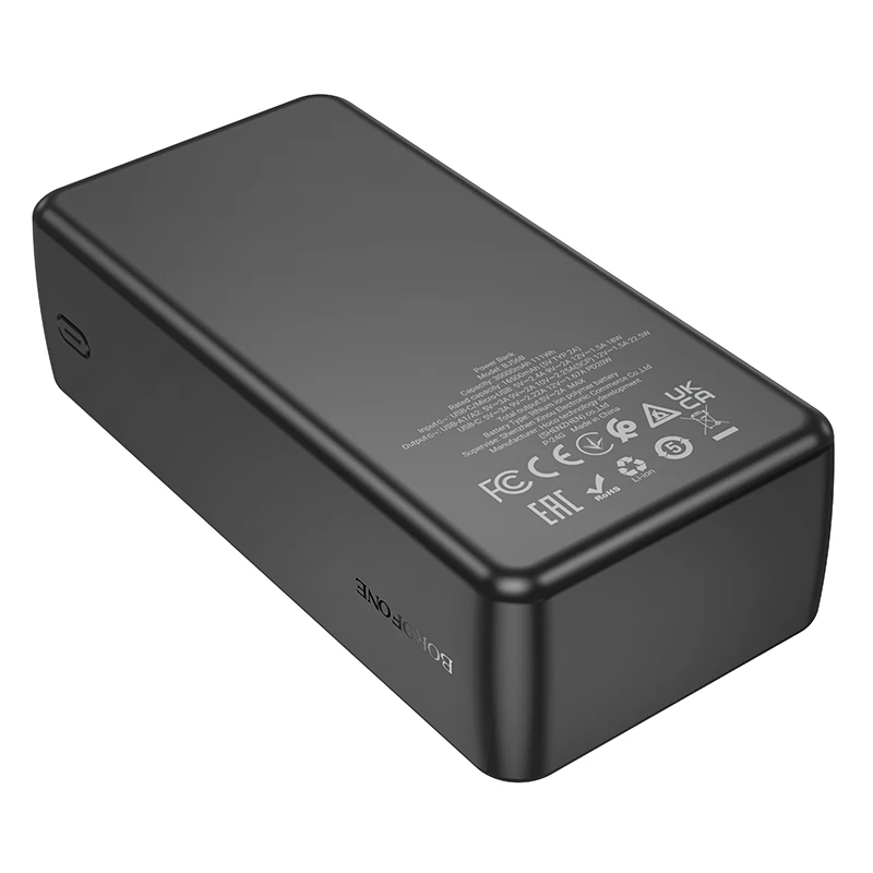 Портативний ЗП Power Bank Borofone BJ56B Graceful 22.5W+PD20W 30000 mAh, Black 2, купити оптом з доставкою