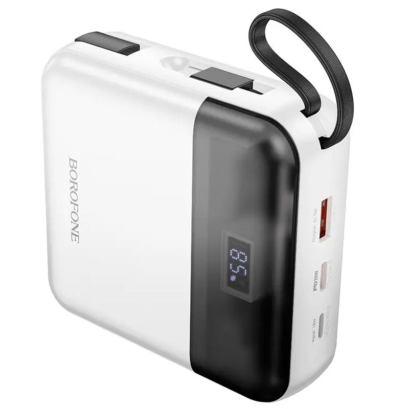 Портативний ЗП Power Bank BOROFONE BJ64A Distinct 22.5W+PD20W with cable 20000 mAh на малюнкі №2