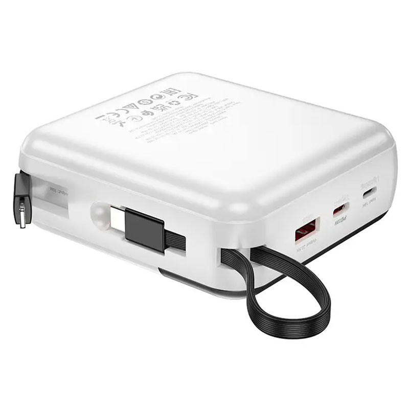 Портативний ЗП Power Bank BOROFONE BJ64A Distinct 22.5W+PD20W with cable 20000 mAh на малюнкі №3